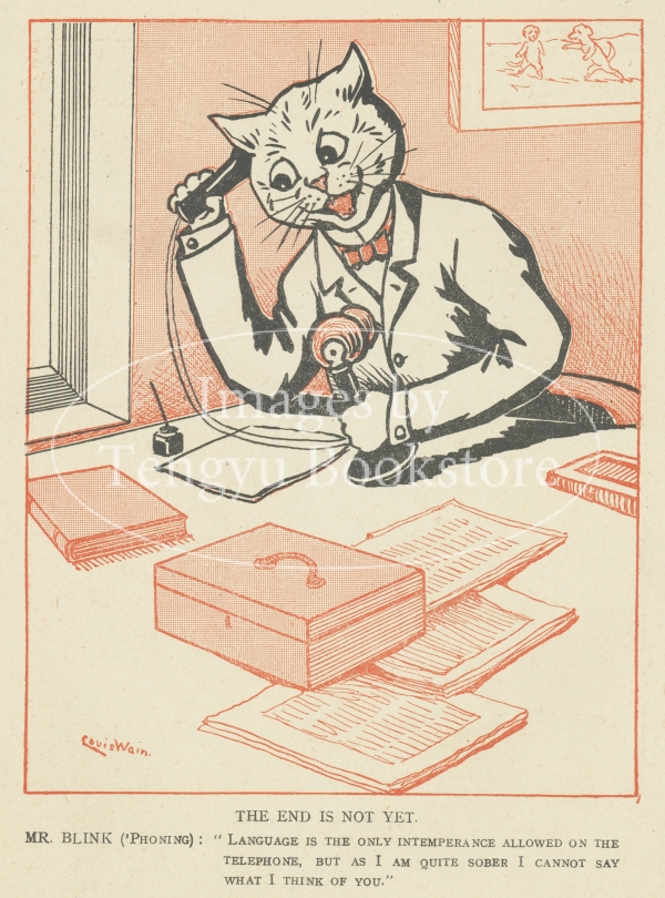 ルイス ウェイン 古い木枠の額装 ルイス・ウェイン年鑑』p.45より。